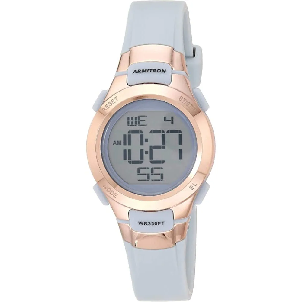 Armitron Sport Women's Digital Chronograph Resin Strap Watch, 45/7012 | Multiple Colors