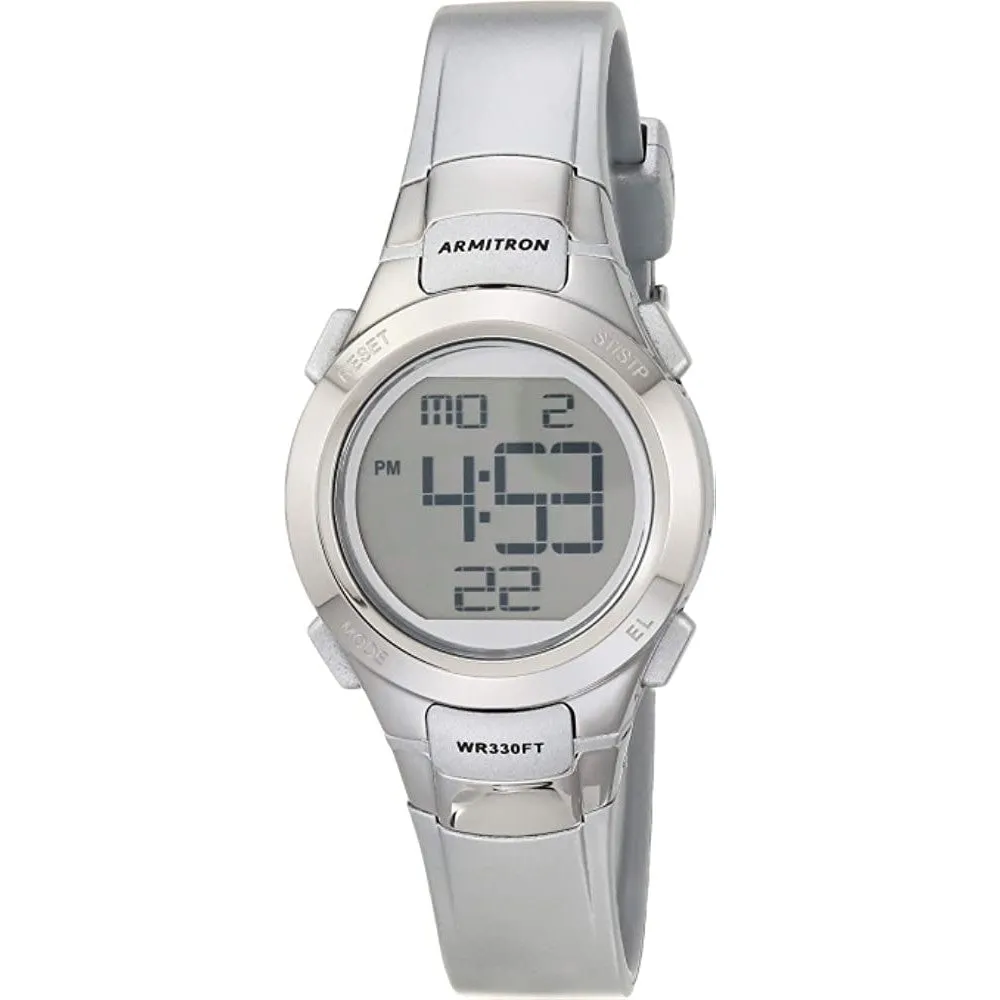 Armitron Sport Women's Digital Chronograph Resin Strap Watch, 45/7012 | Multiple Colors