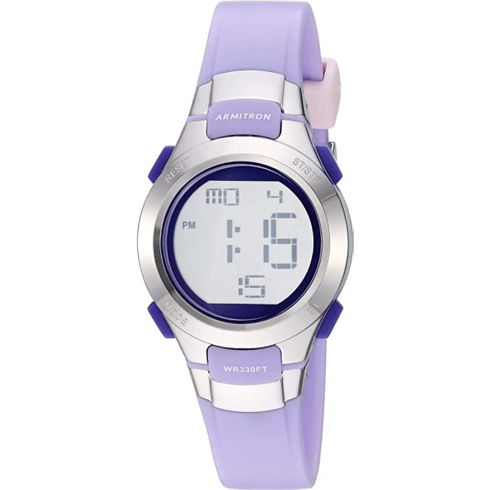 Armitron Sport Women's Digital Chronograph Resin Strap Watch, 45/7012 | Multiple Colors