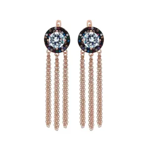 Atomic Round Earrings