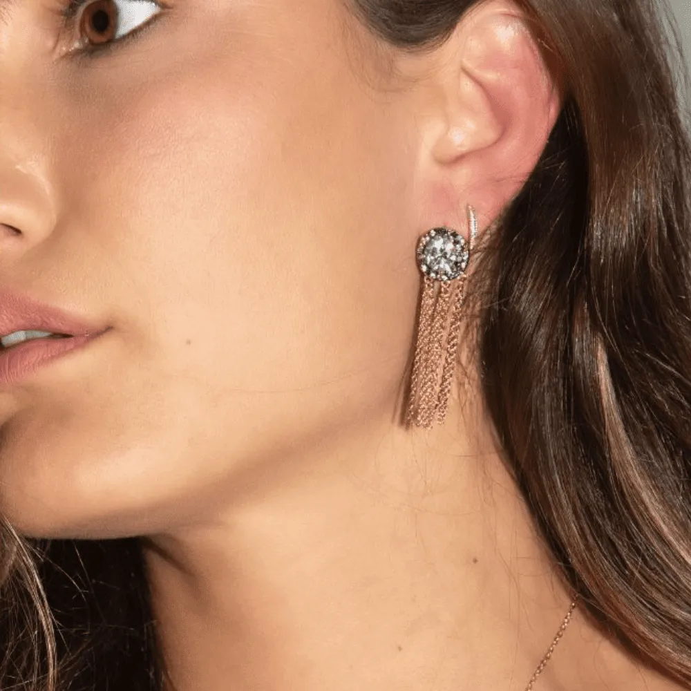 Atomic Round Earrings