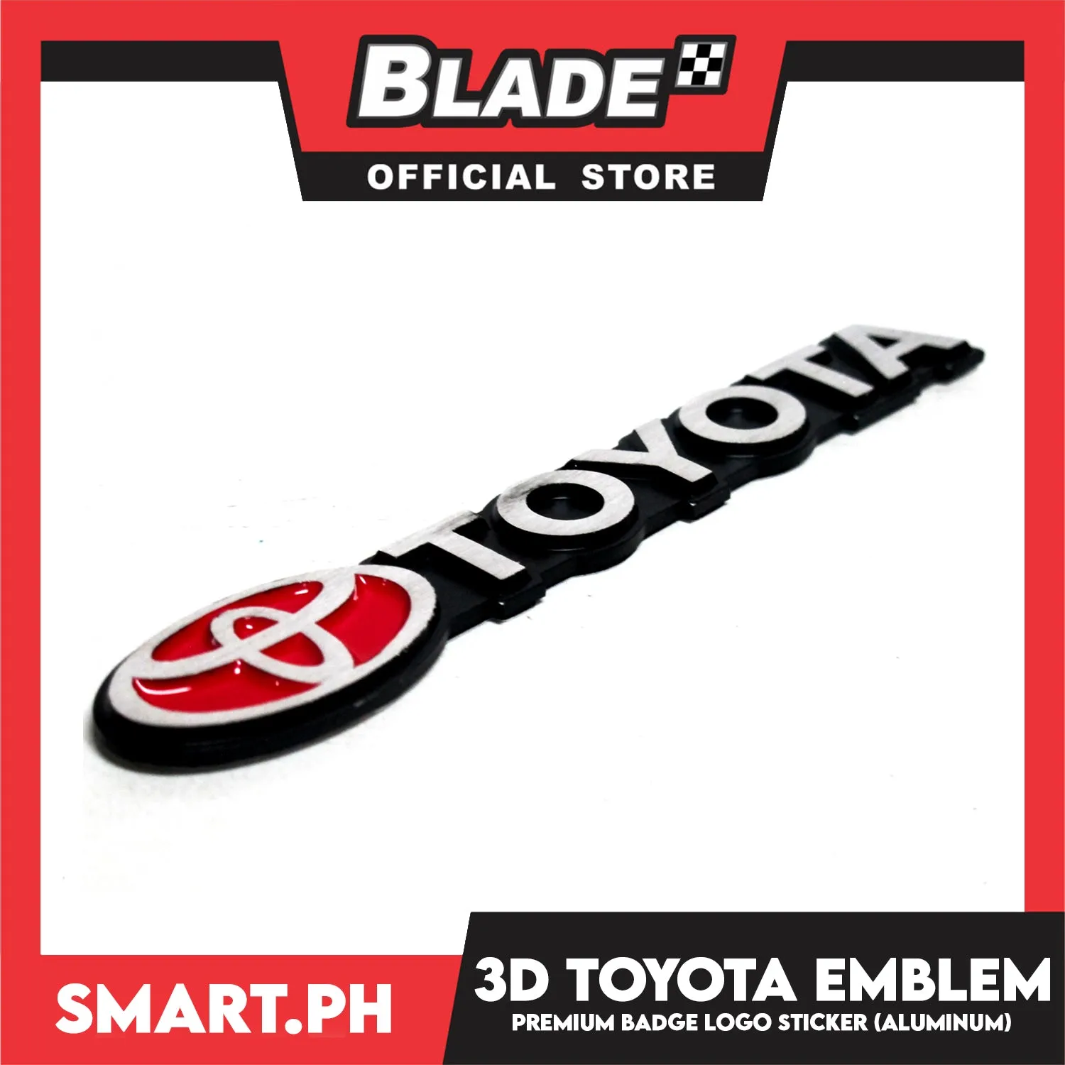 Auto Car 3D Emblem Premium Logo Badge Sticker Decals with Adhesive for Toyota Vios Carolla 15cm 3D-030 (Toyota)