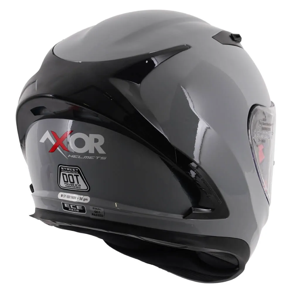 Axor Street Full Face Helmet Nardo Grey Gloss