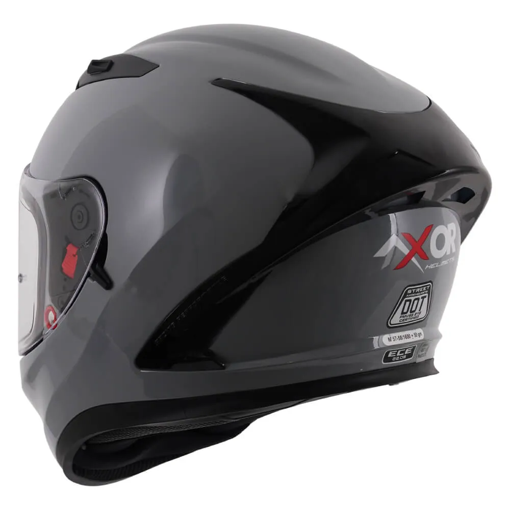 Axor Street Full Face Helmet Nardo Grey Gloss