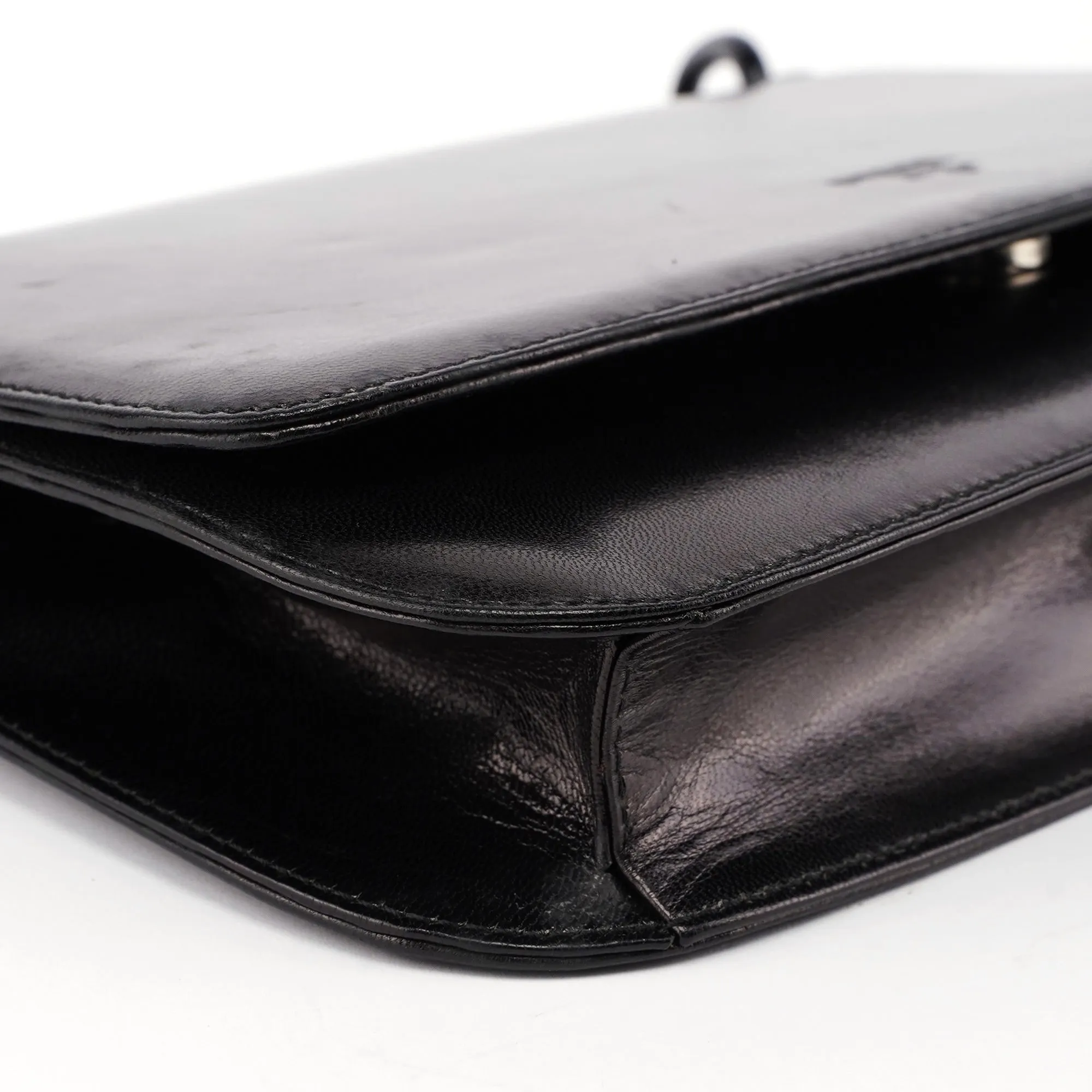 B6623 Black Madras Swing Shoulder Bag
