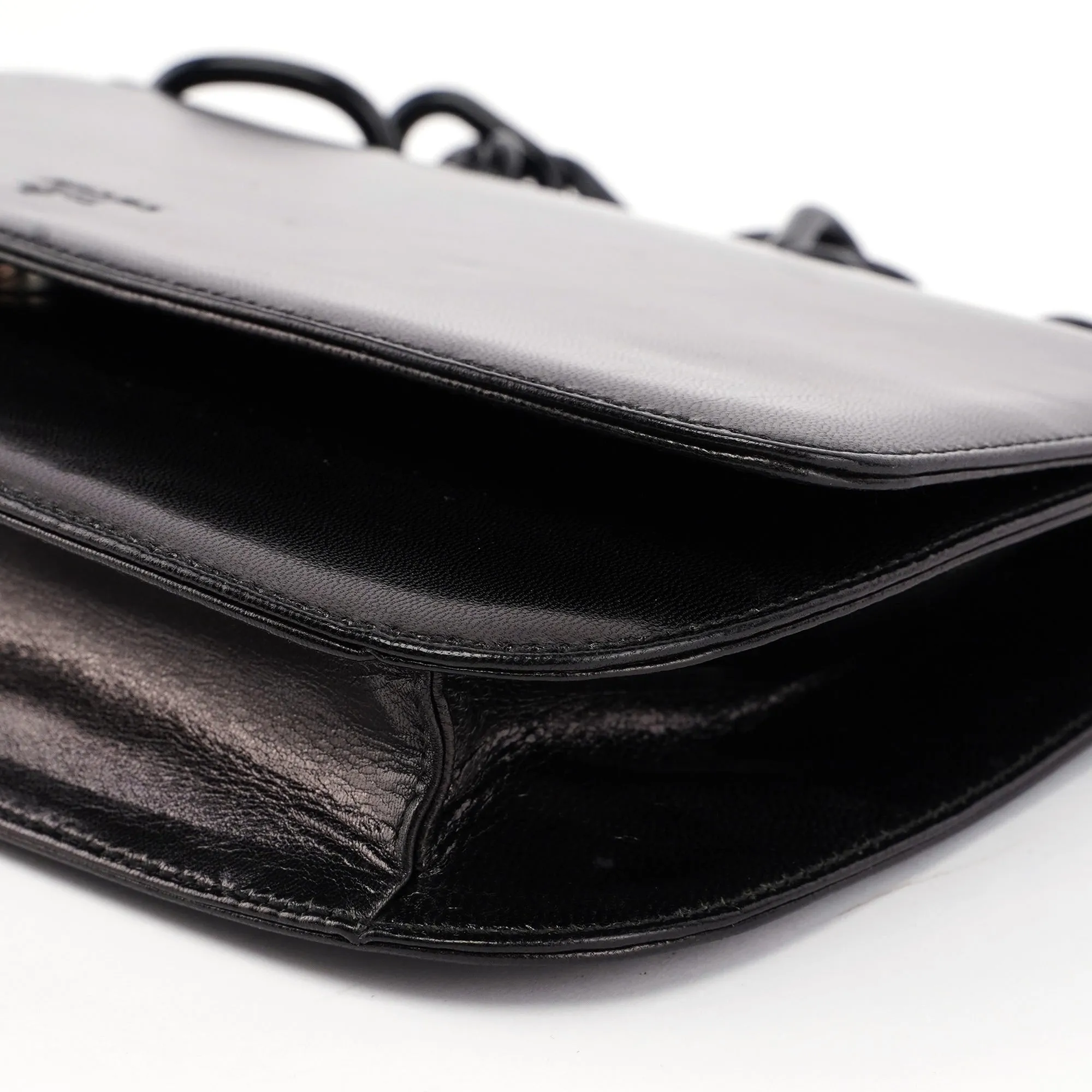 B6623 Black Madras Swing Shoulder Bag
