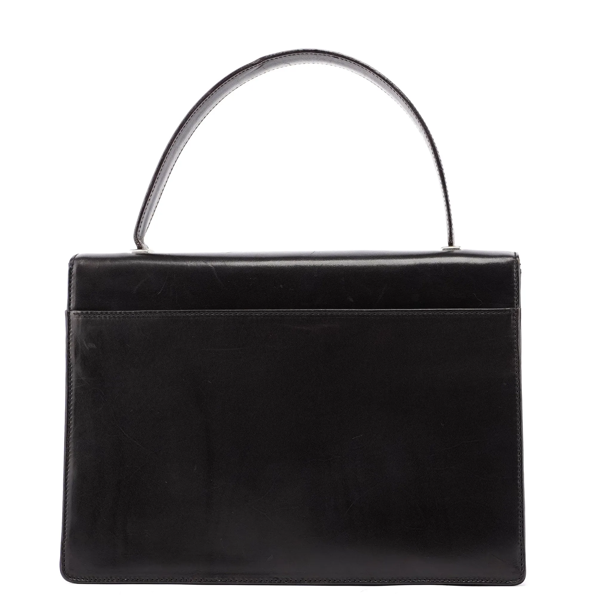 B7521 Brown Vitello Sport Top Handle Bag