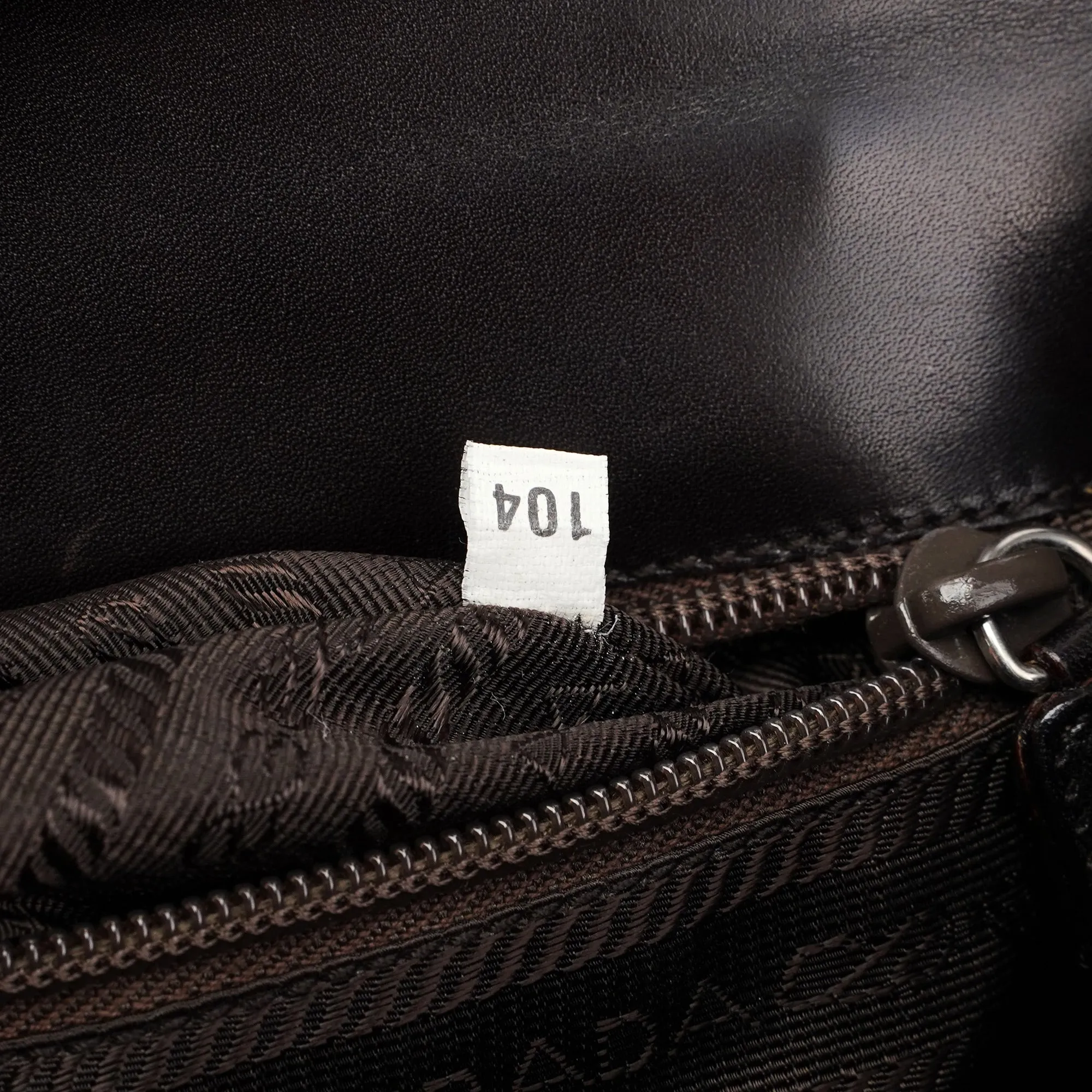 B7521 Brown Vitello Sport Top Handle Bag
