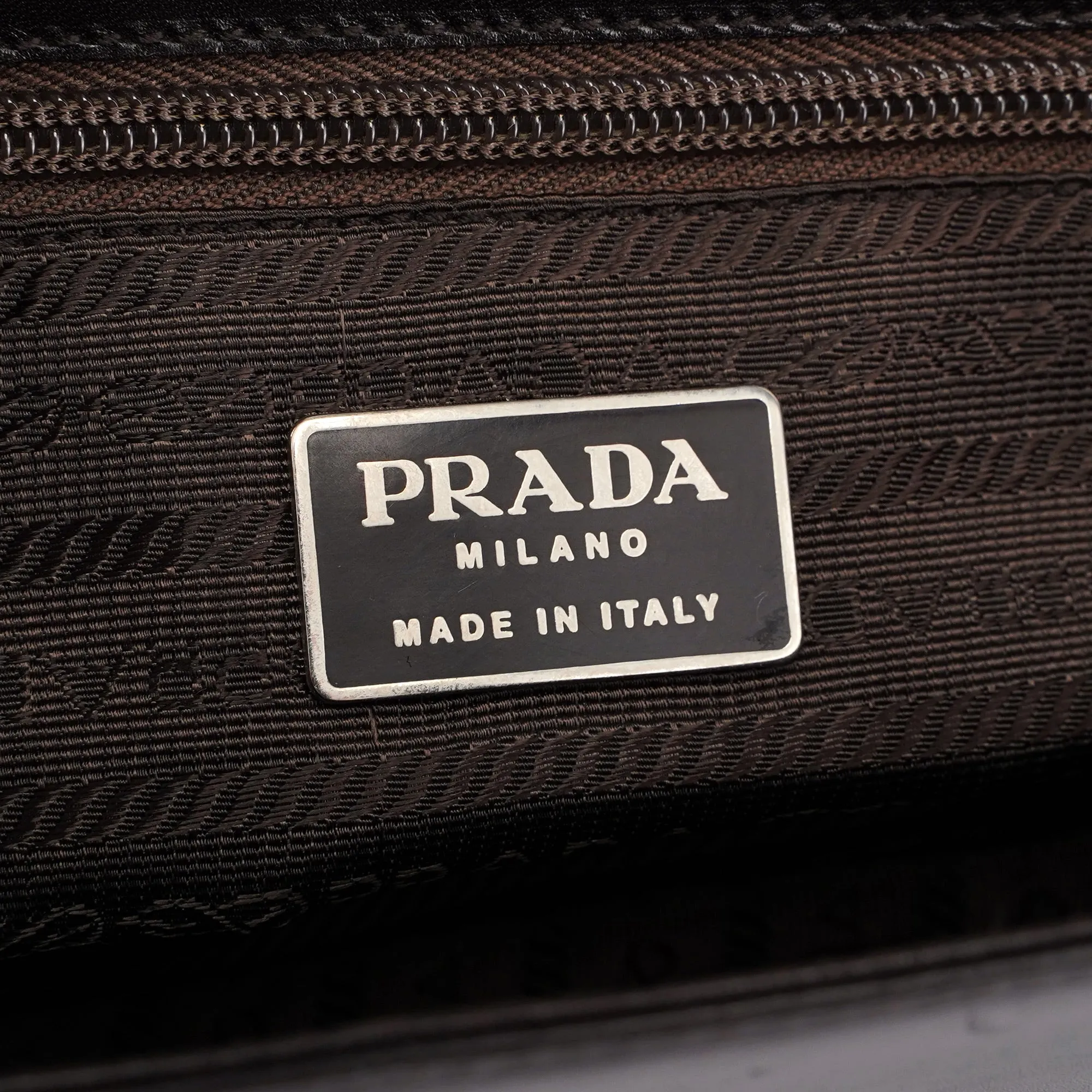 B7521 Brown Vitello Sport Top Handle Bag