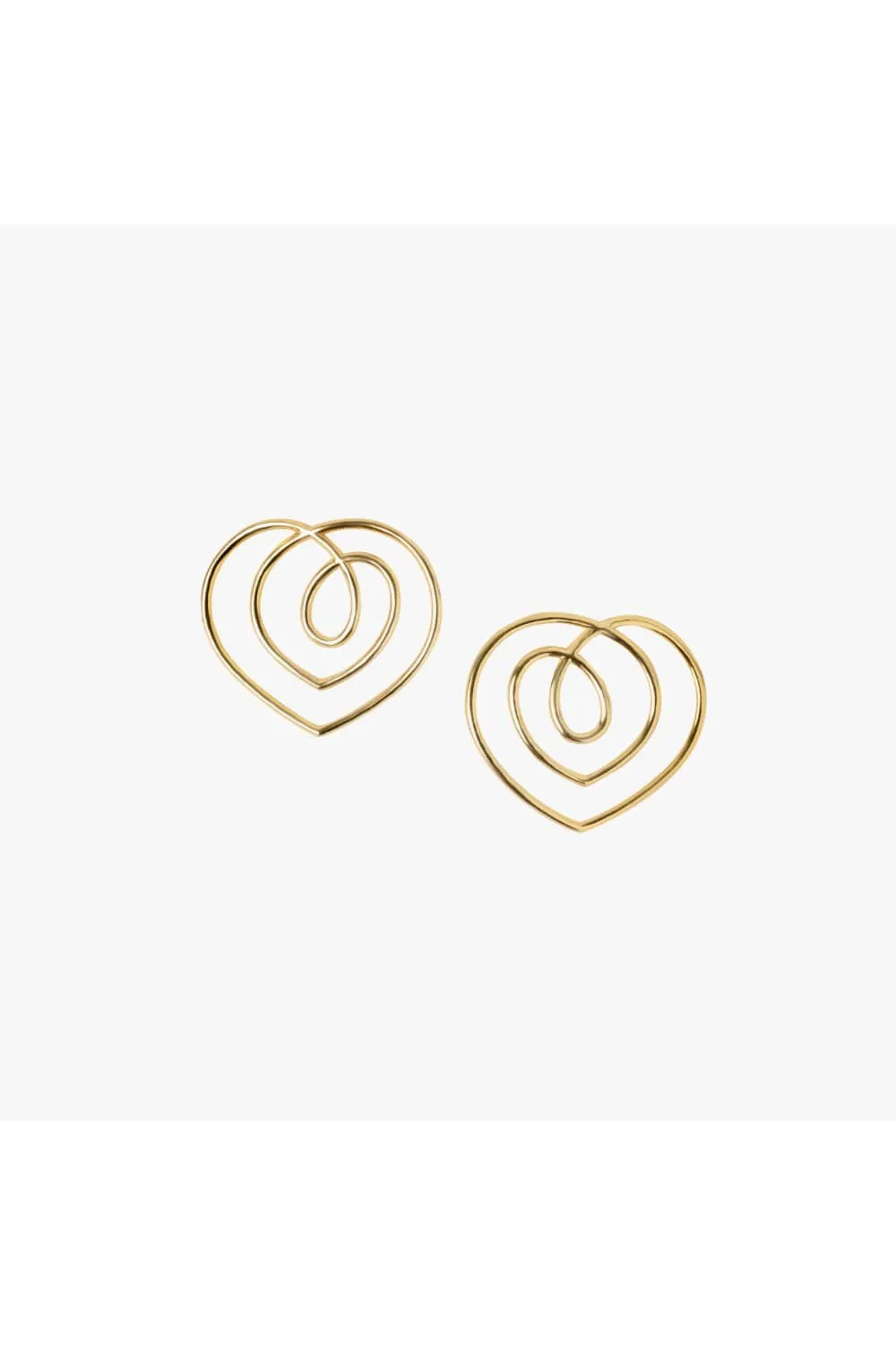 Beau Earrings - Gold Tone