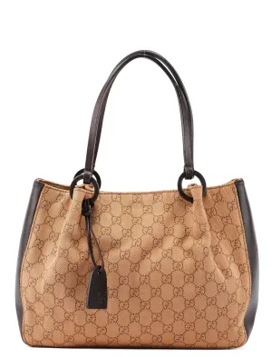 Beige GG Tote Bag