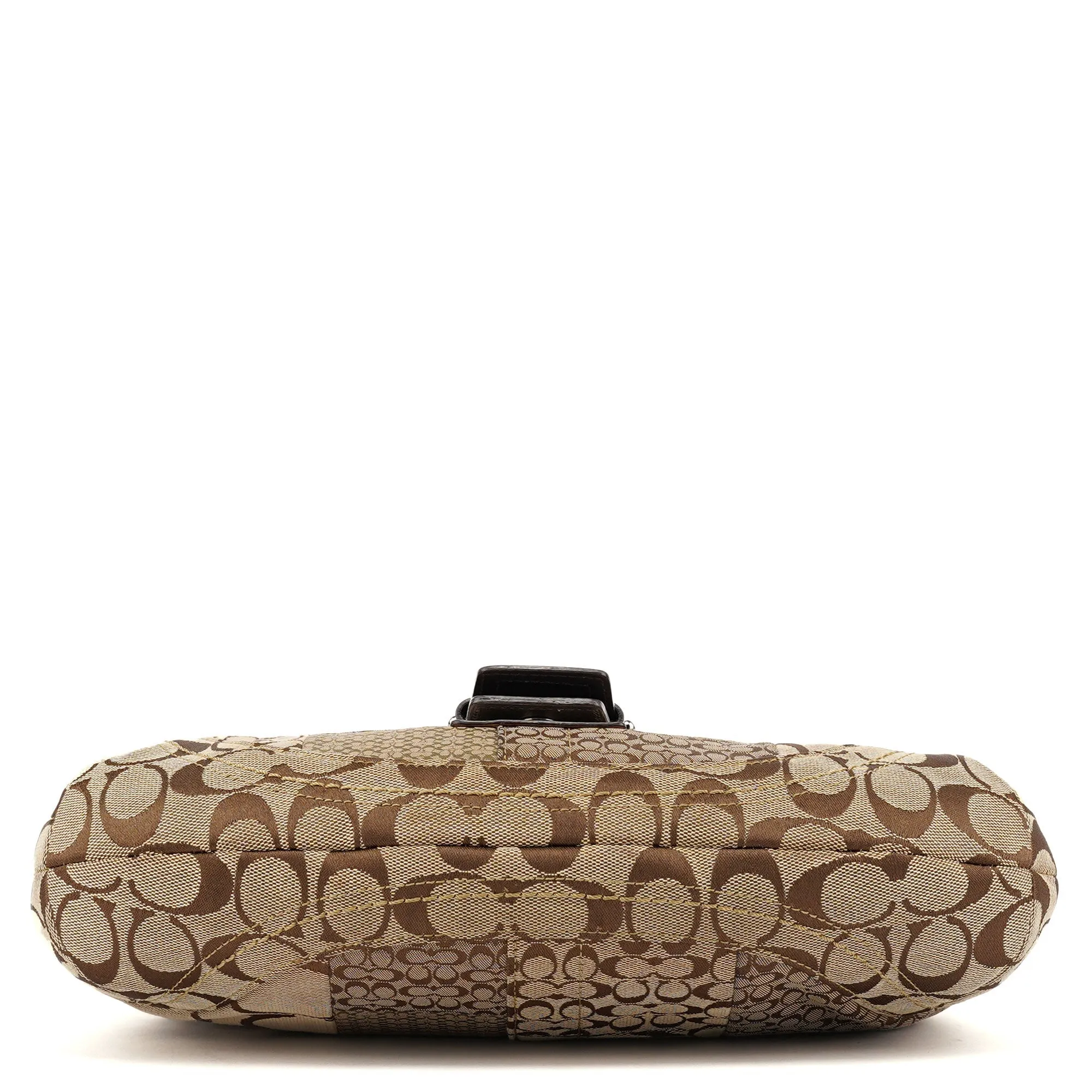 Beige Patchwork Soho Shoulder Bag