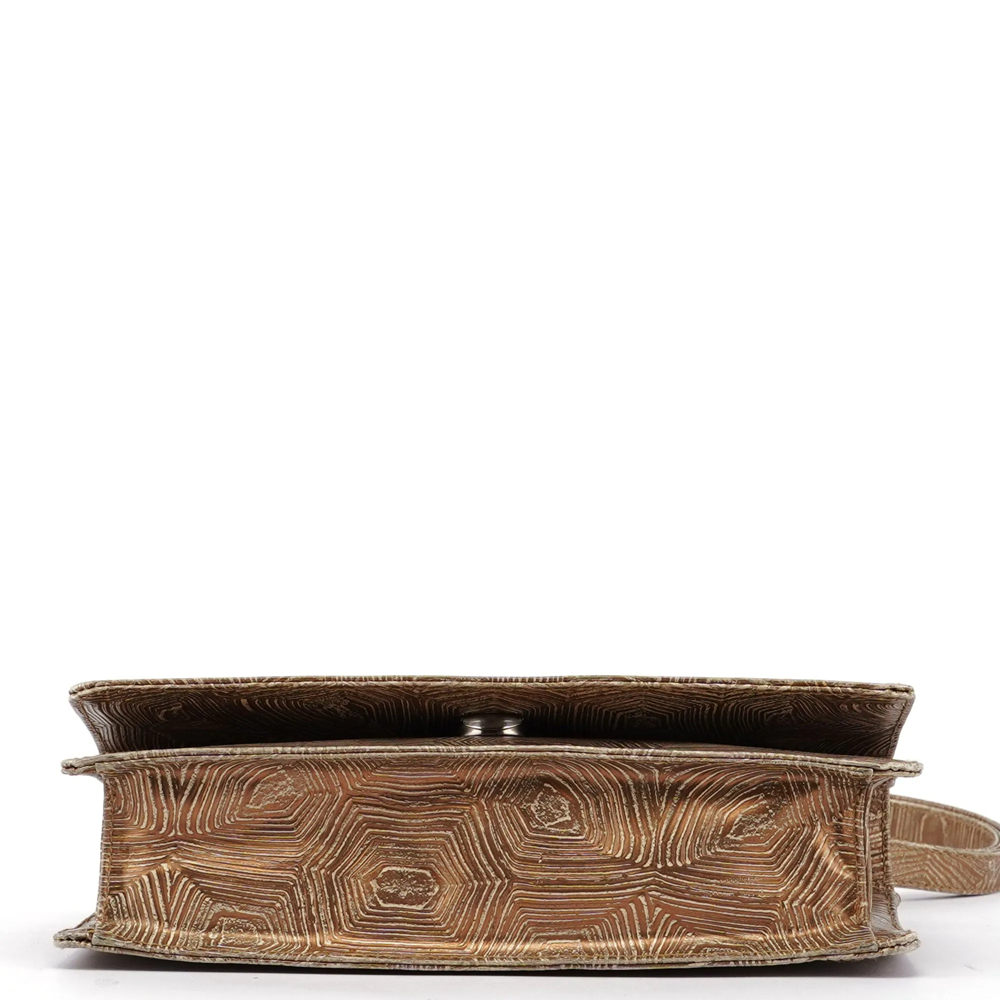 Beige Tortoise Shoulder Bag