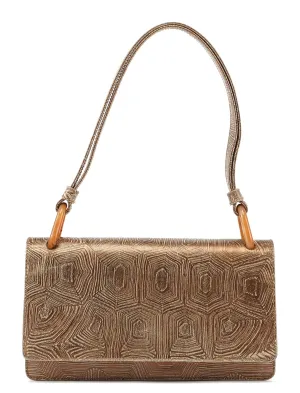 Beige Tortoise Shoulder Bag