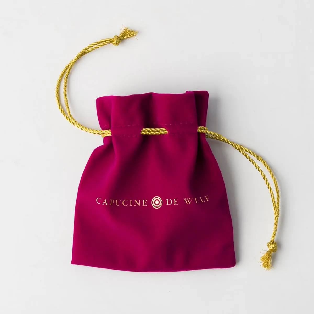 Berry Gem Medium Hoop Earrings - MOP