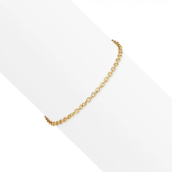 Birks 18K Yellow Gold Rolo60 Bracelet