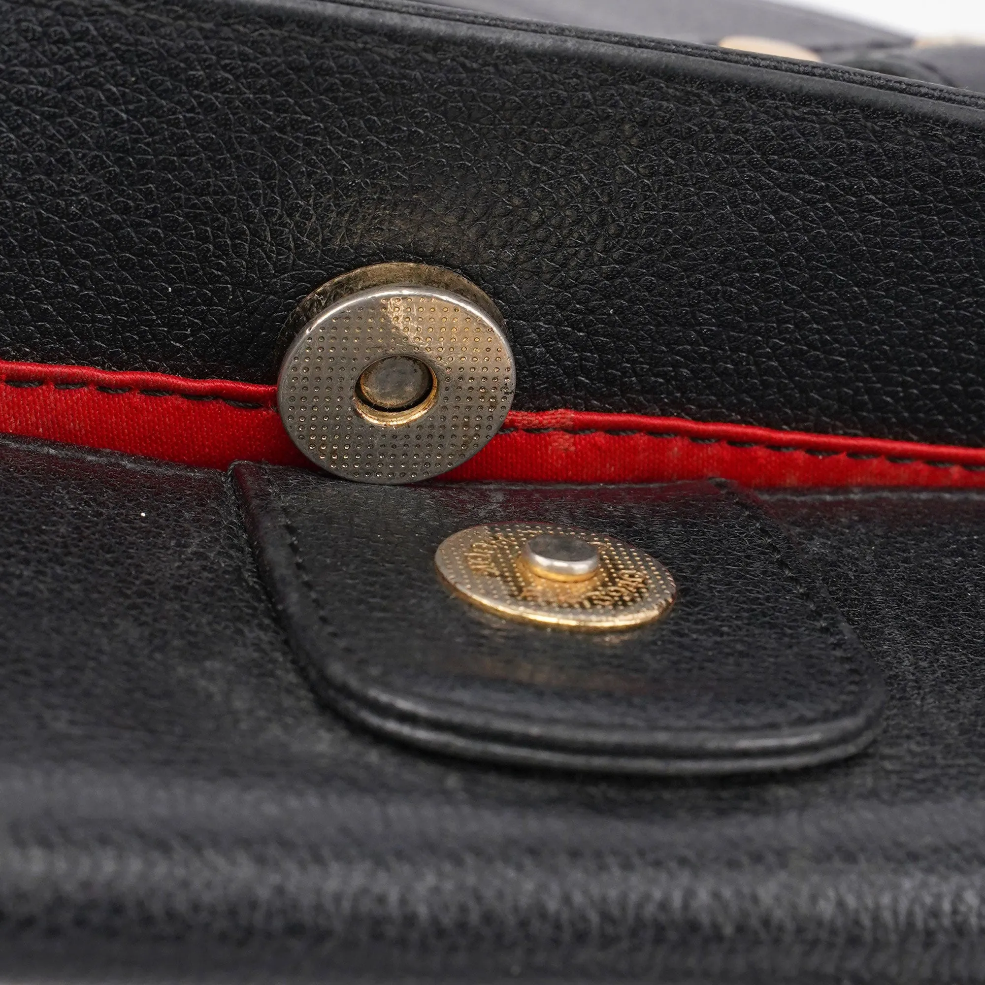 Black Leather Mini Tote