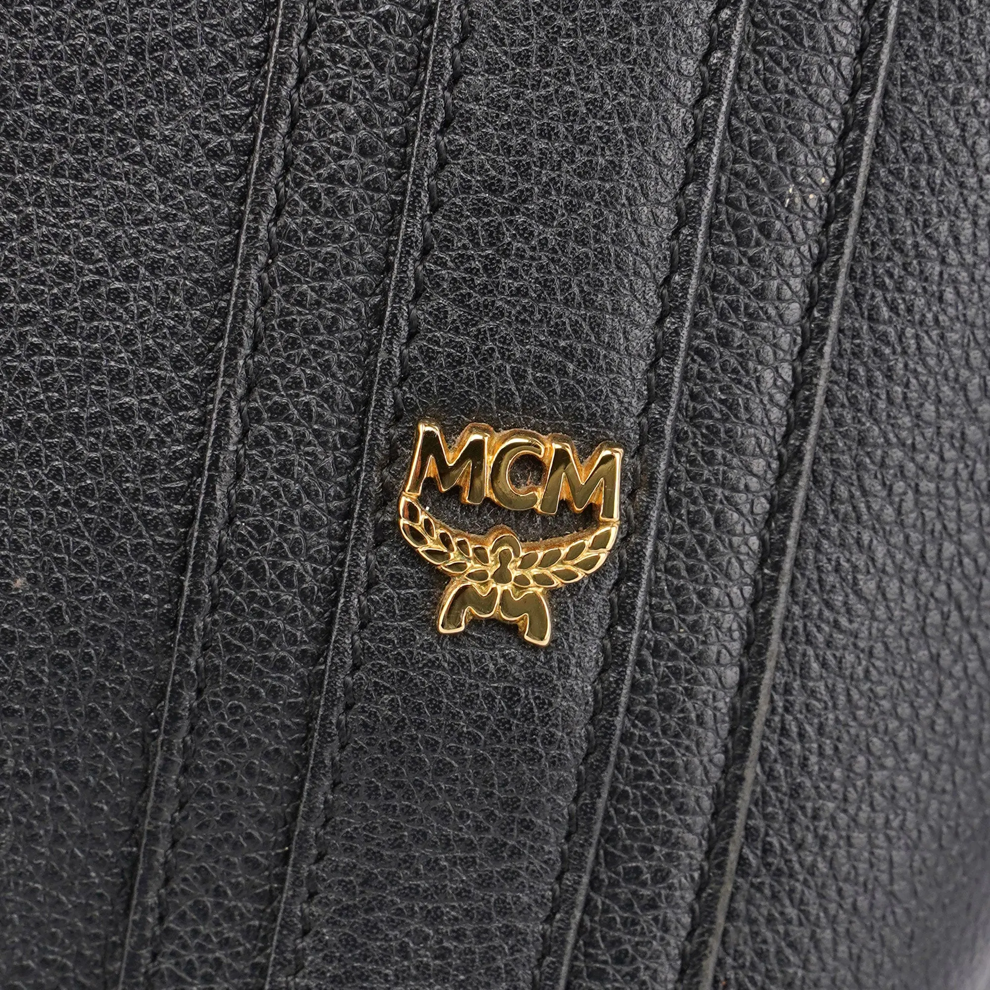 Black Leather Mini Tote