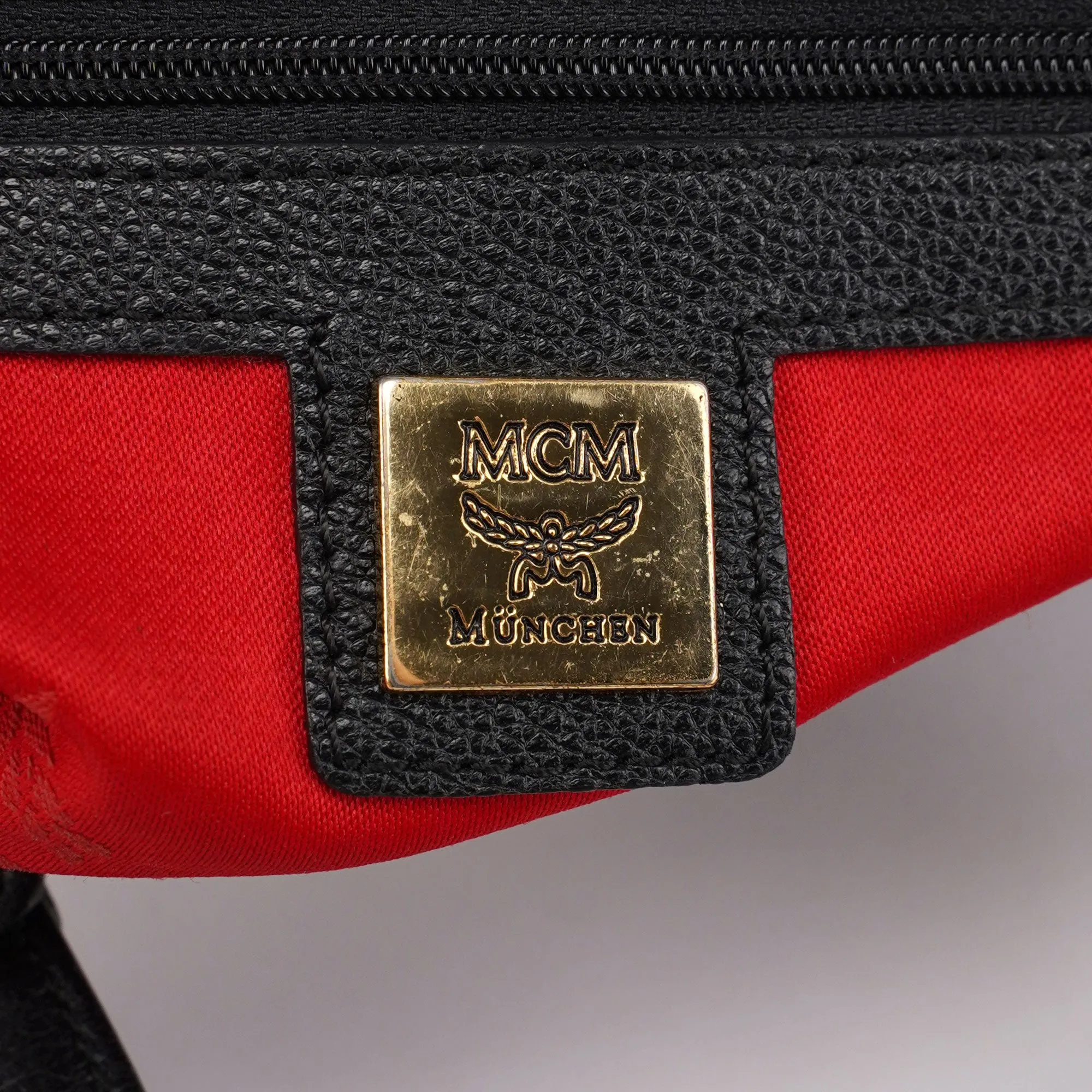 Black Leather Mini Tote