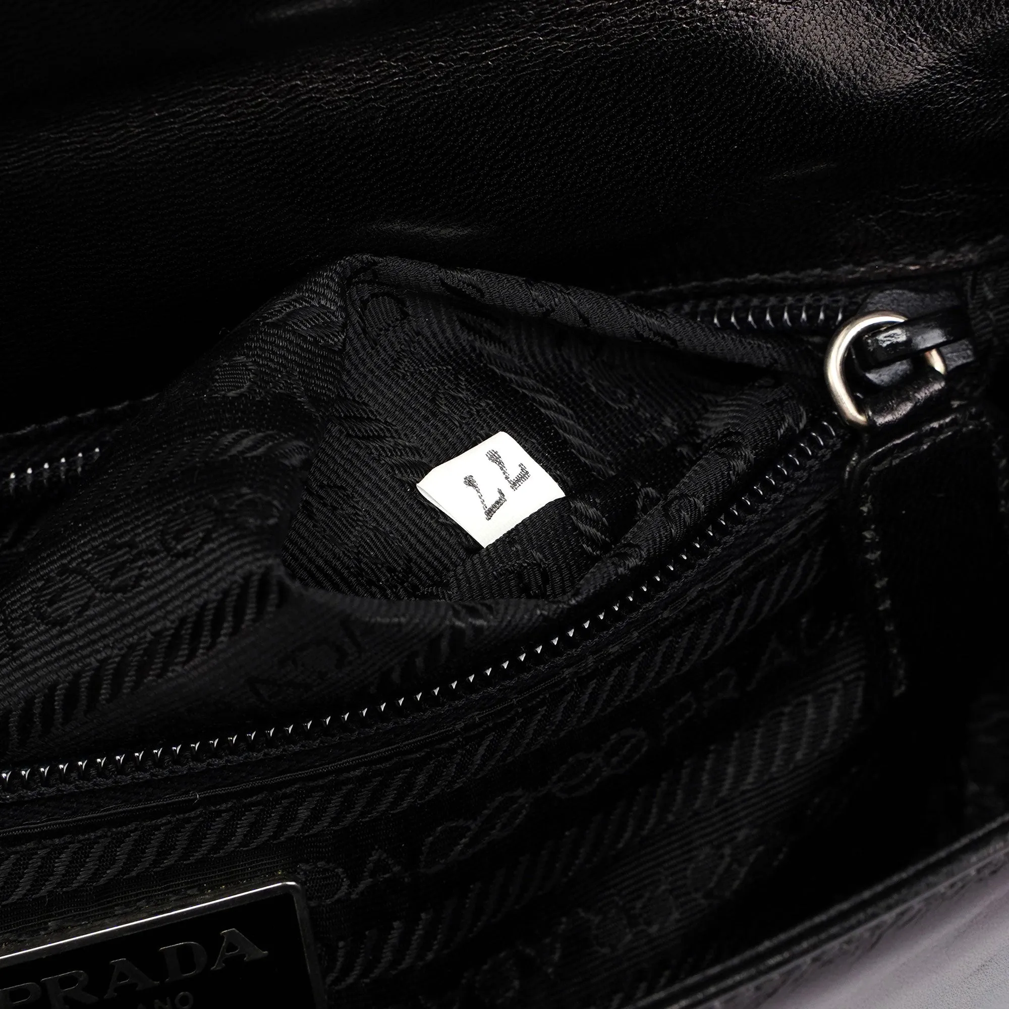 Black Madras Swing Shoulder Bag