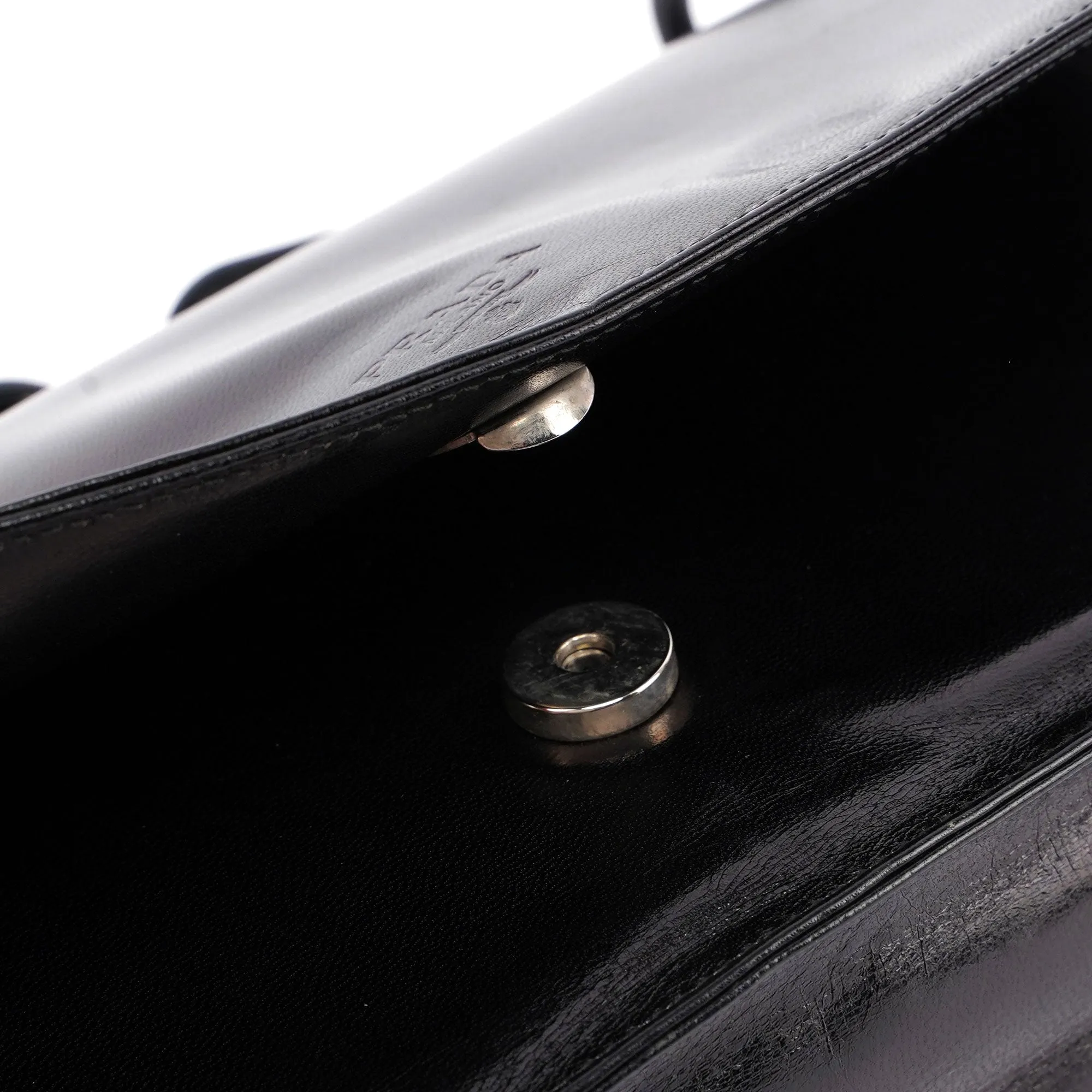 Black Madras Swing Shoulder Bag