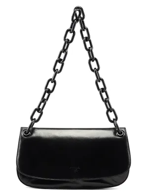 Black Madras Swing Shoulder Bag