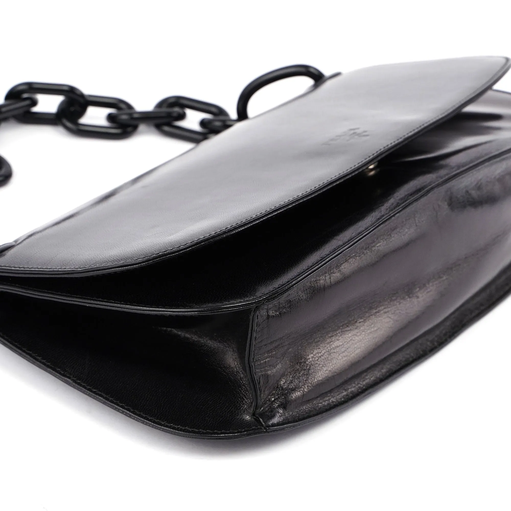 Black Madras Swing Shoulder Bag