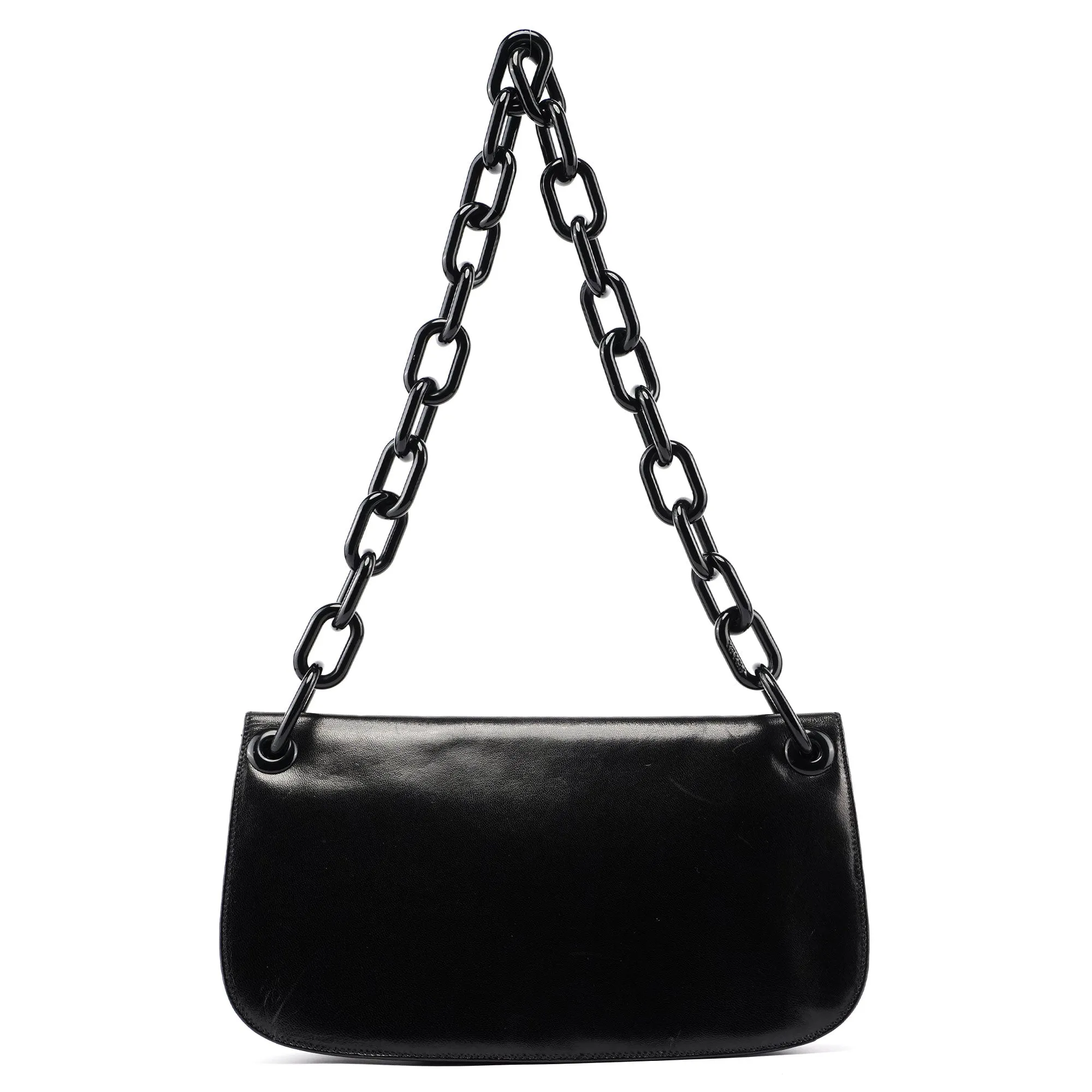 Black Madras Swing Shoulder Bag