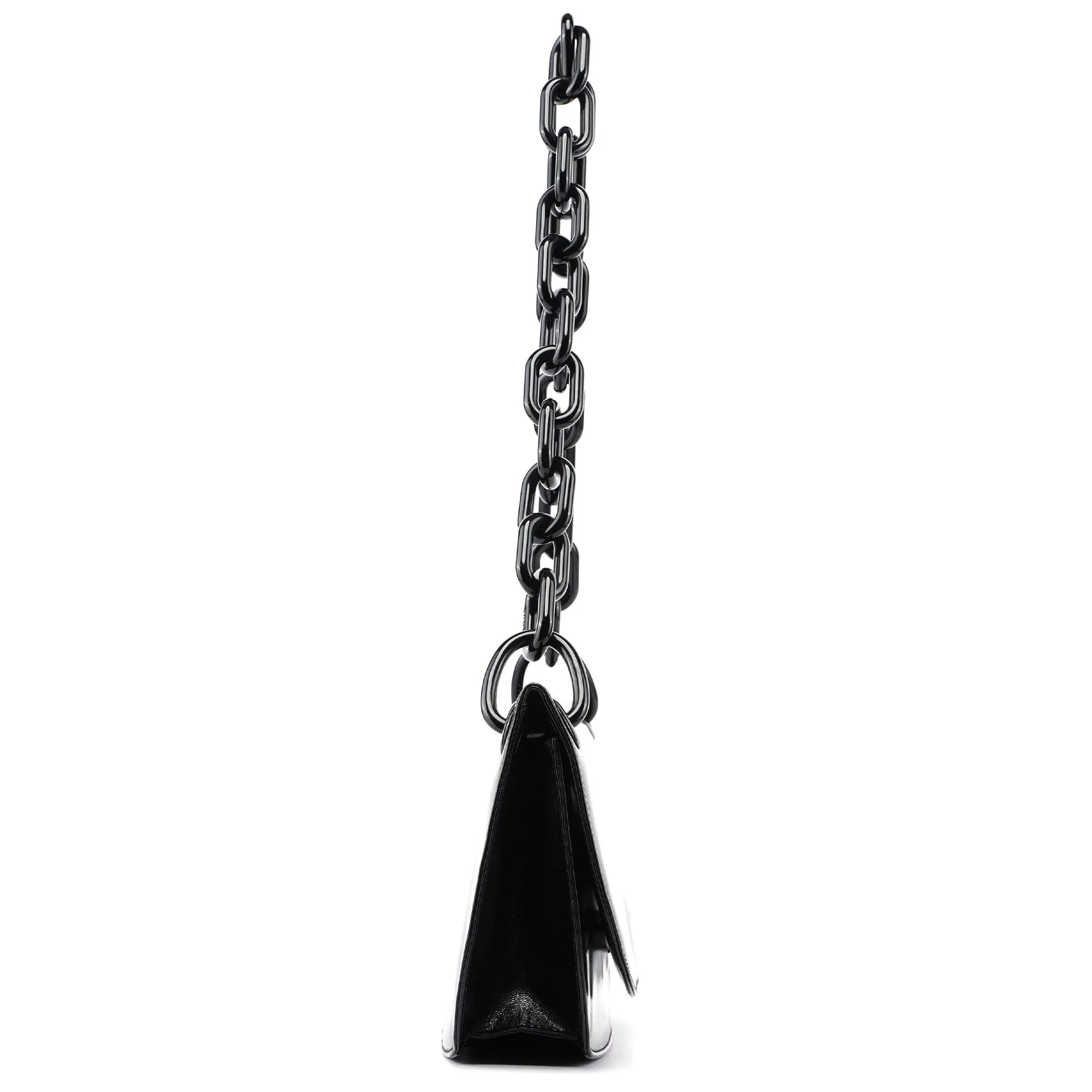 Black Madras Swing Shoulder Bag
