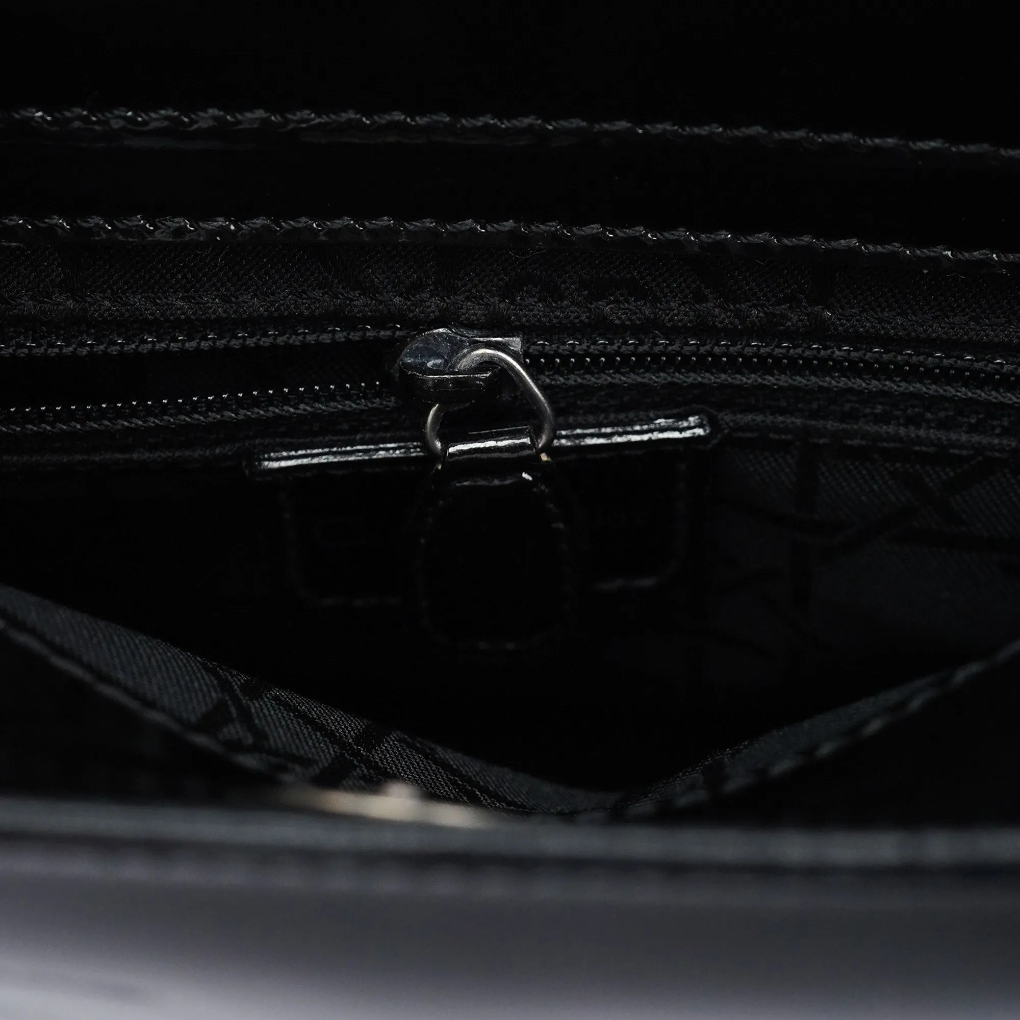 Black Patent Leather Mini Tote Bag