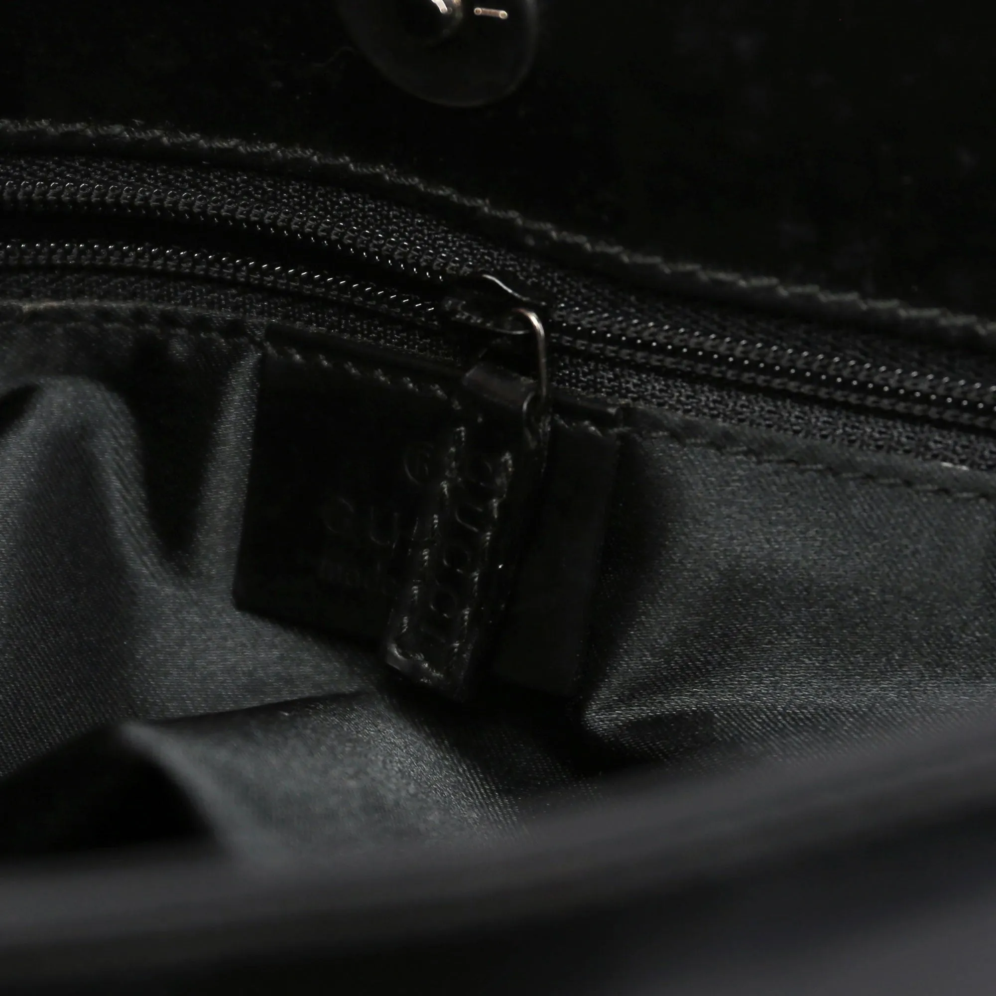 Black Patent Leather Shoulder Bag