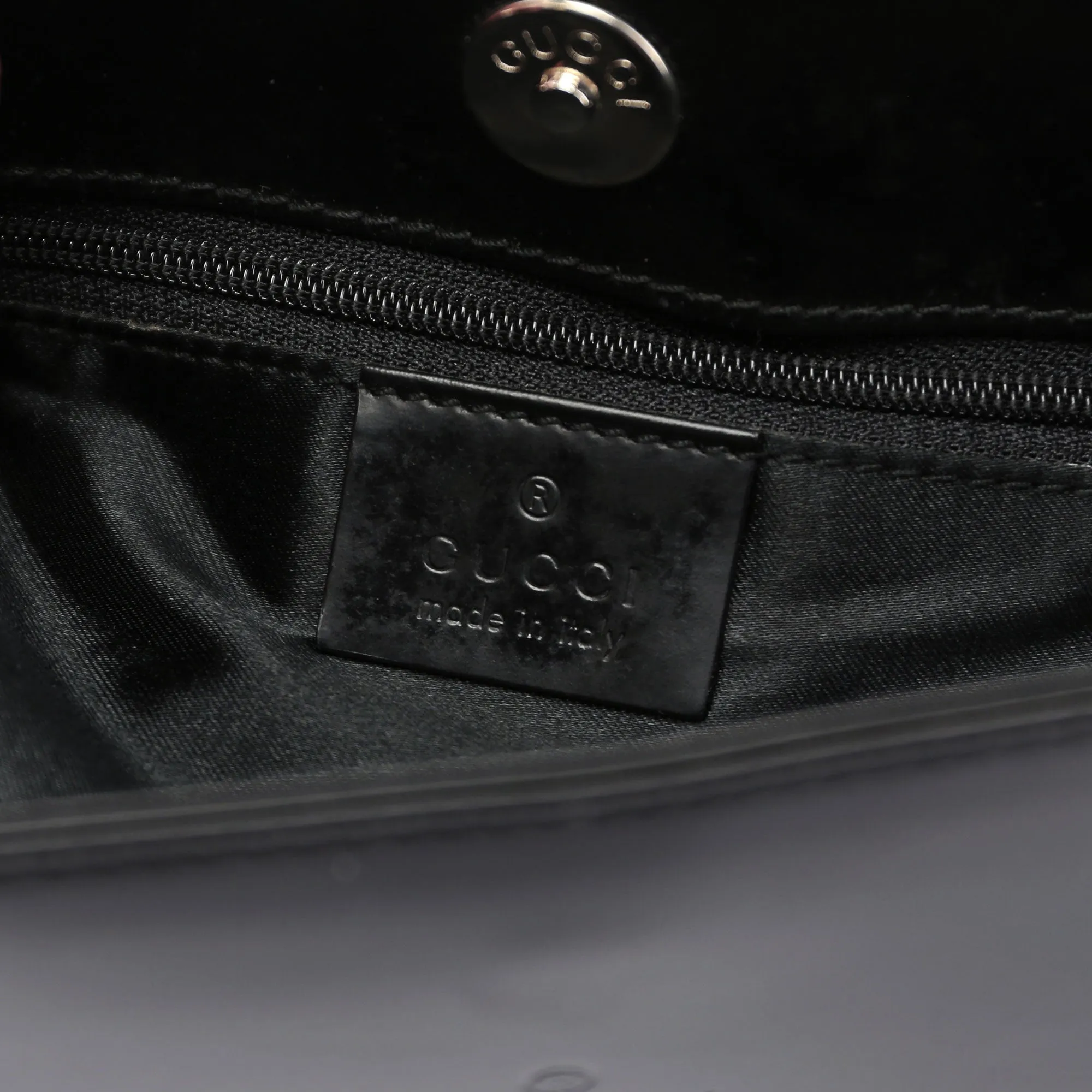 Black Patent Leather Shoulder Bag