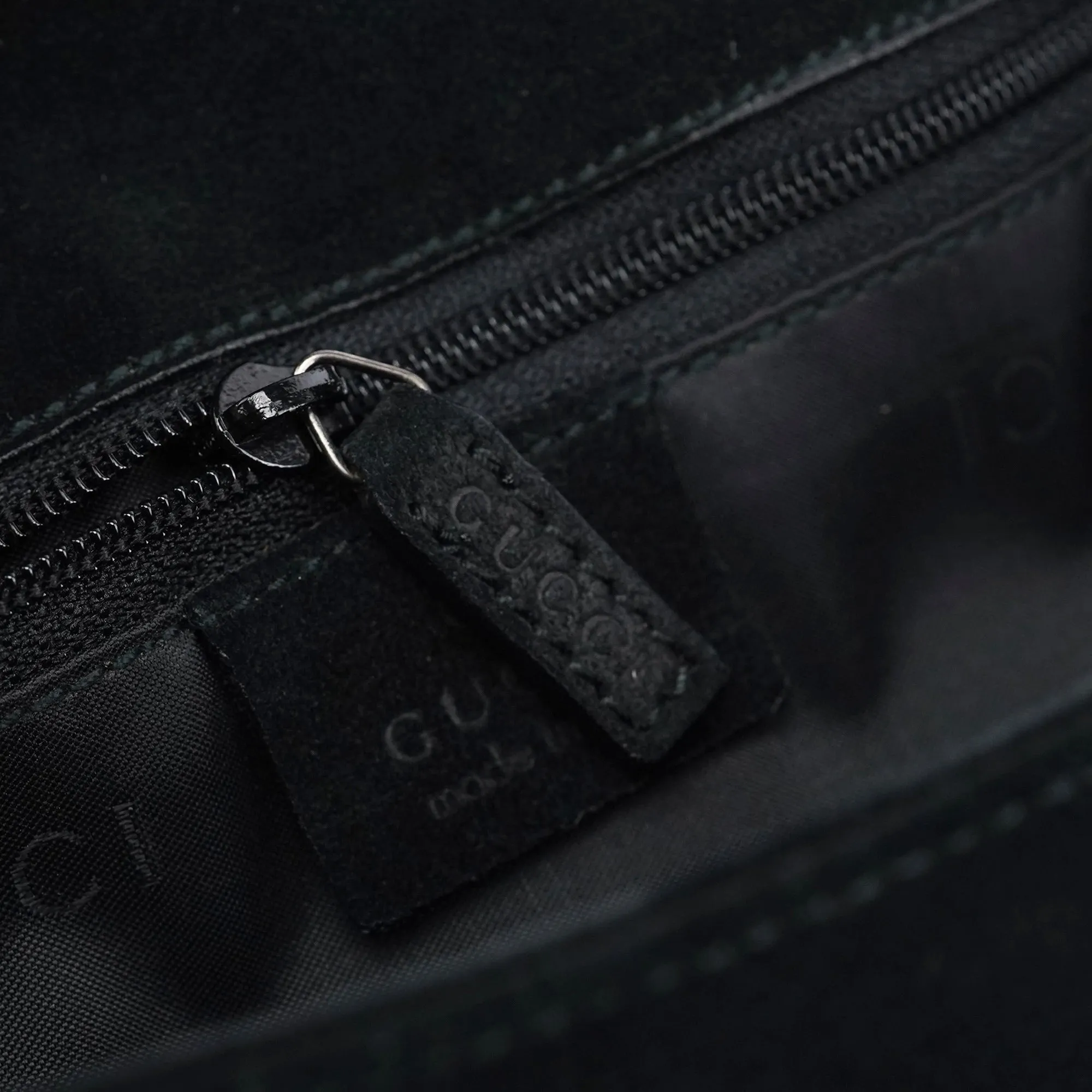 Black Suede Bamboo Flap Shoulder Bag
