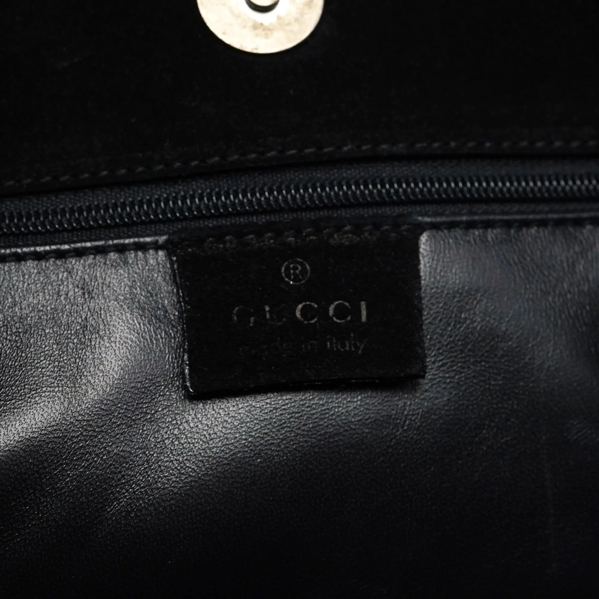 Black Suede Hobo Shoulder Bag
