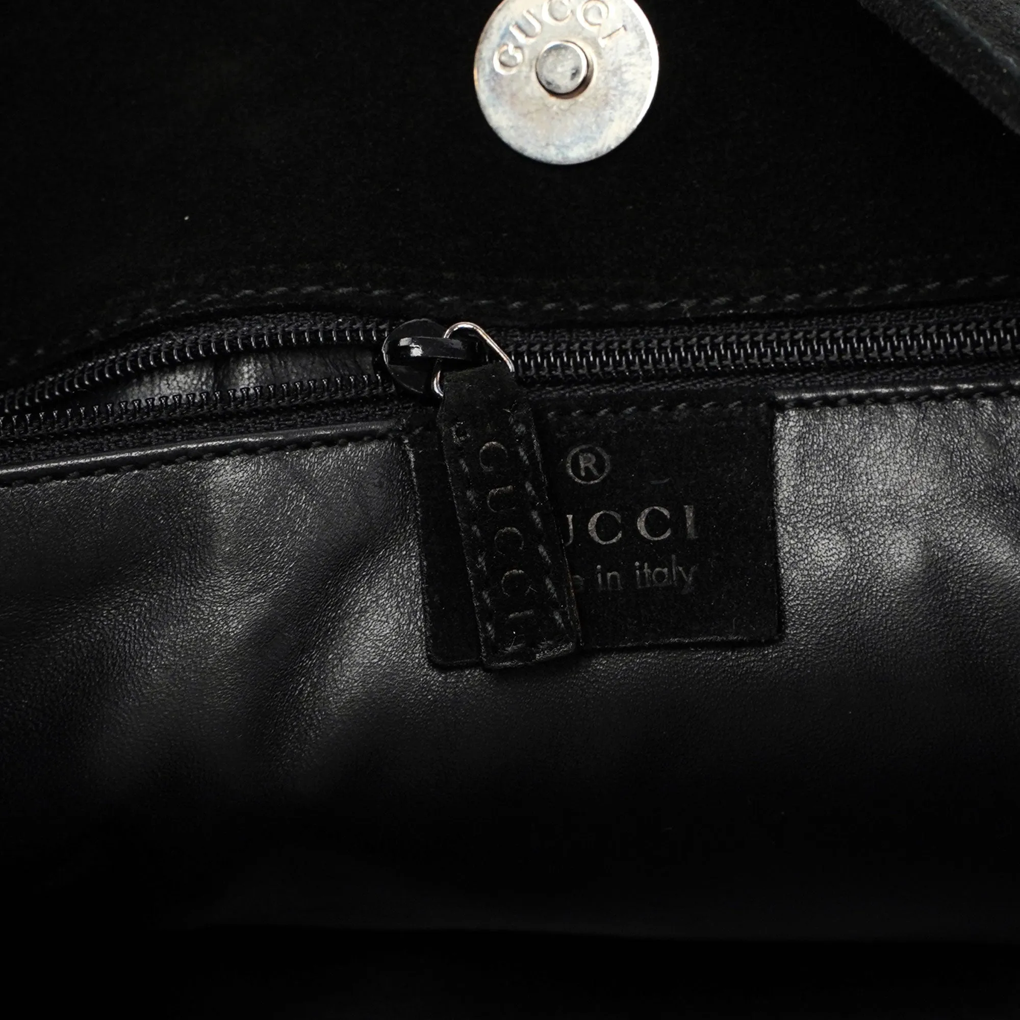 Black Suede Shoulder Bag