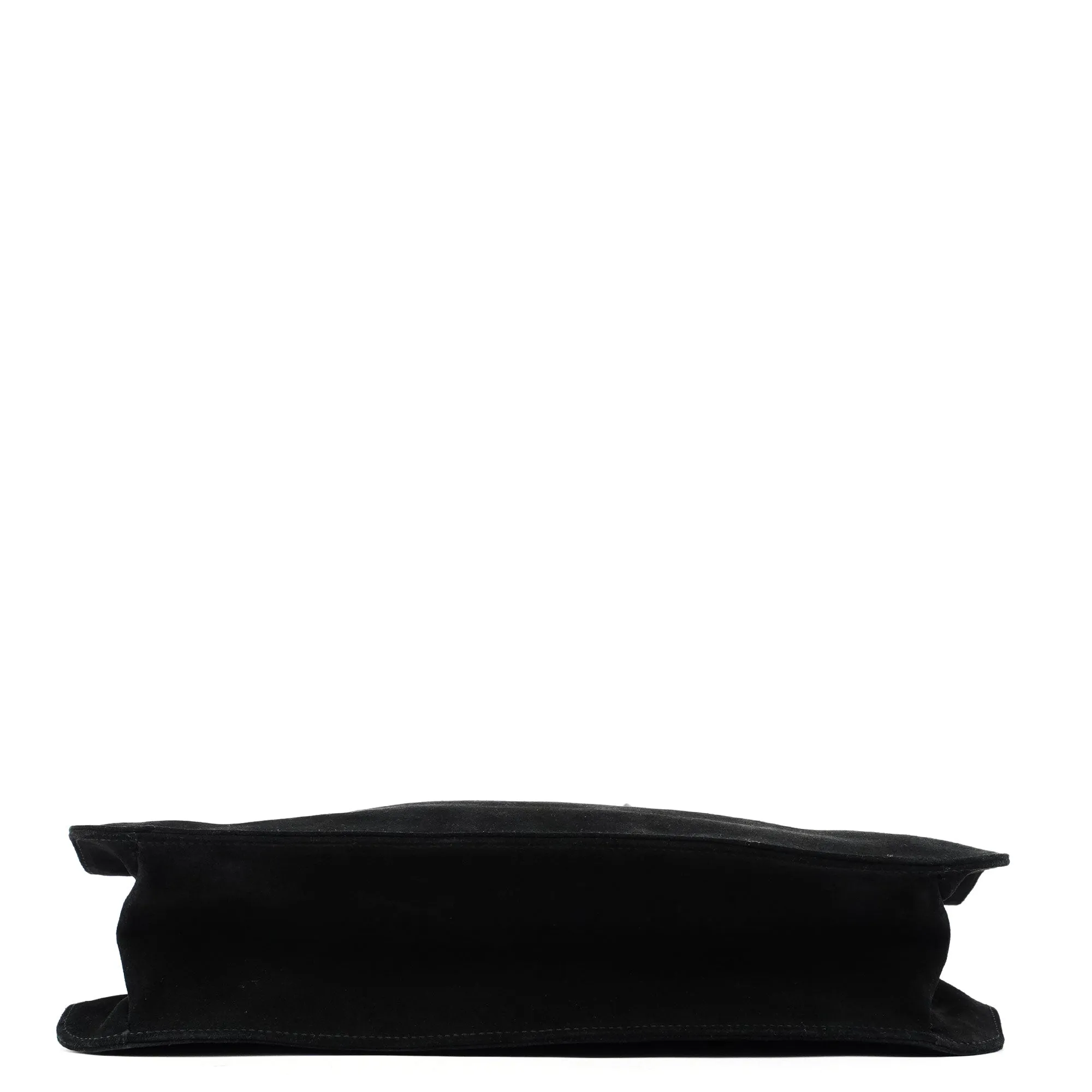Black Suede Shoulder Bag