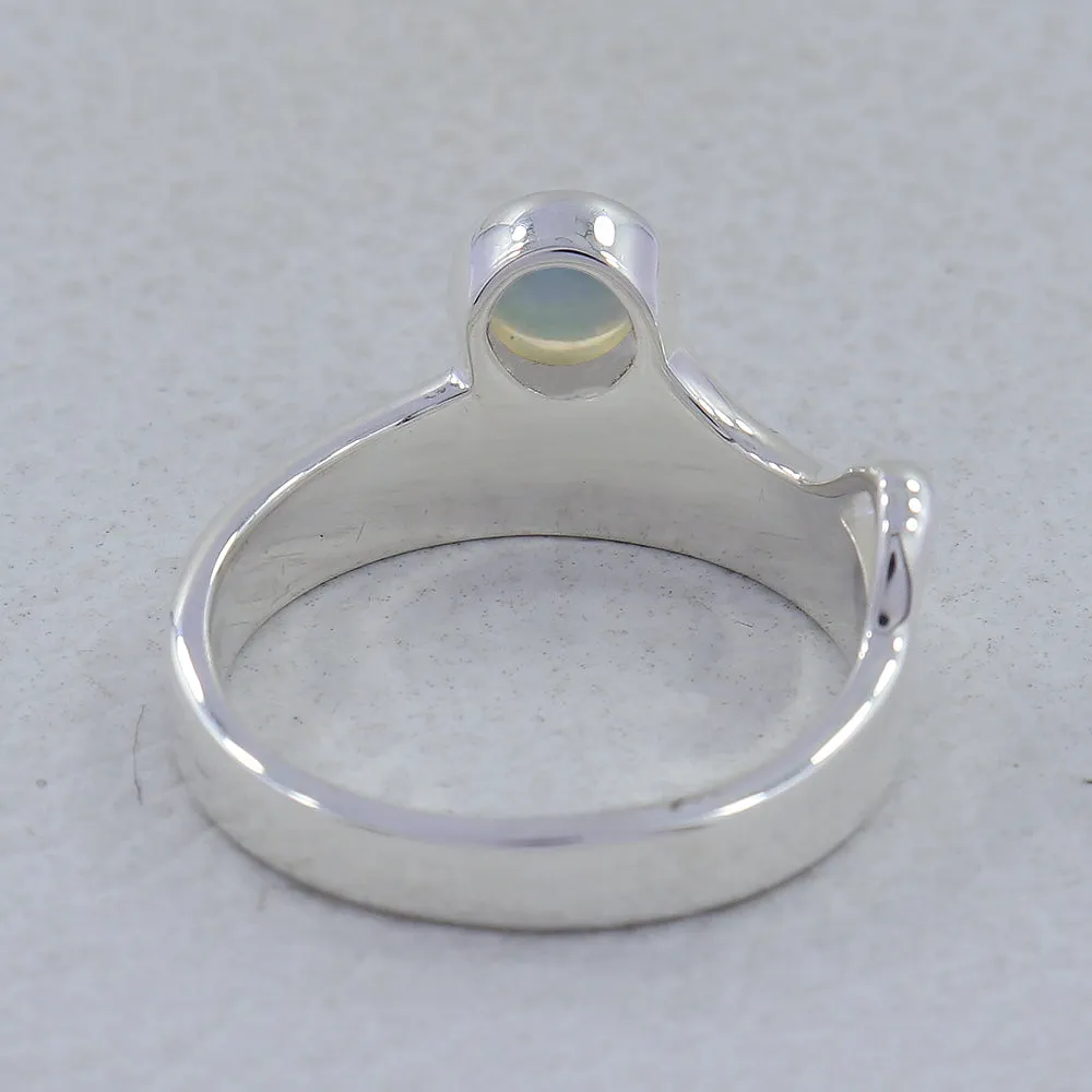 Blue Topaz Silver Rings