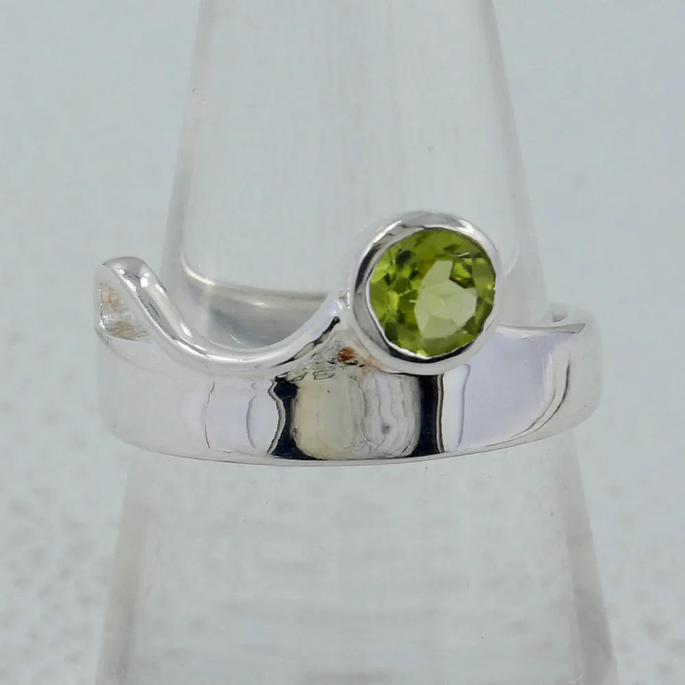 Blue Topaz Silver Rings