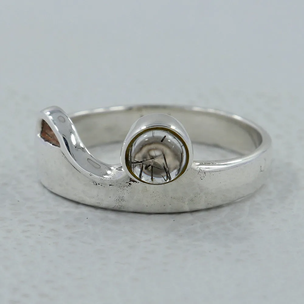 Blue Topaz Silver Rings