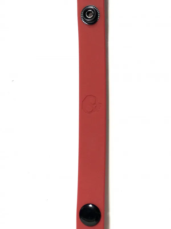 Boneyard Silicone  Strap 3 - Snap Ring - Red