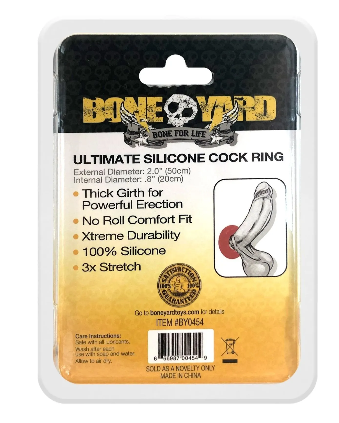 Boneyard Ultimate Silicone Cock Ring