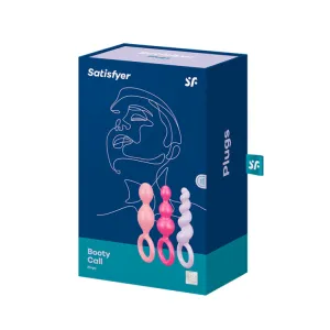 Booty Call Anal Plugs Assort Colours 3pc
