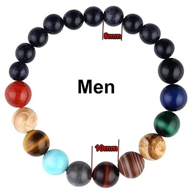 BRACELET EN PIERRES NATURELLES UNISEXE