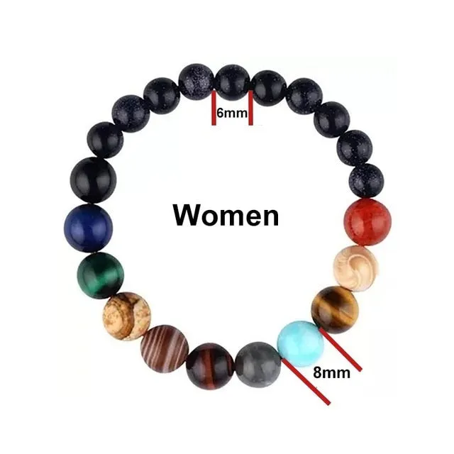 BRACELET EN PIERRES NATURELLES UNISEXE