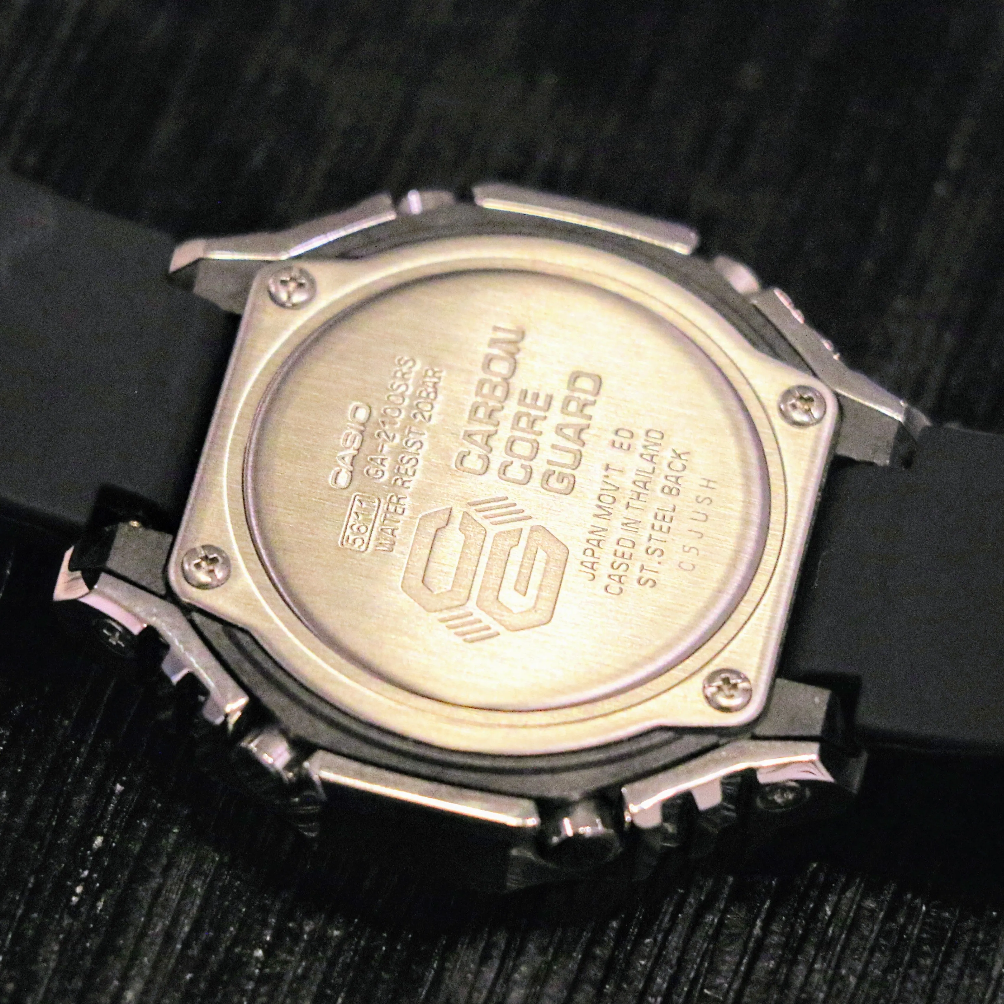 Brand-New Custom Casio G-Shock Watch CASIO Iridescent Dial GA-2100SRS Wristwatch