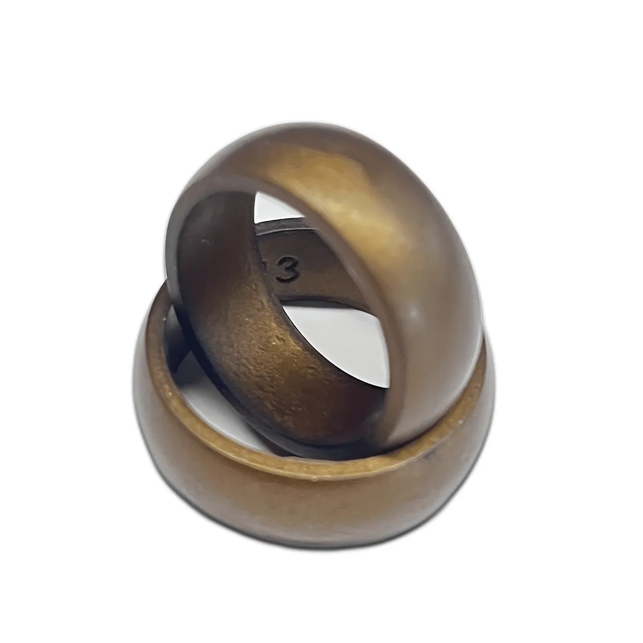 Breathable 8mm Wide Men's Silicone Sport Ring