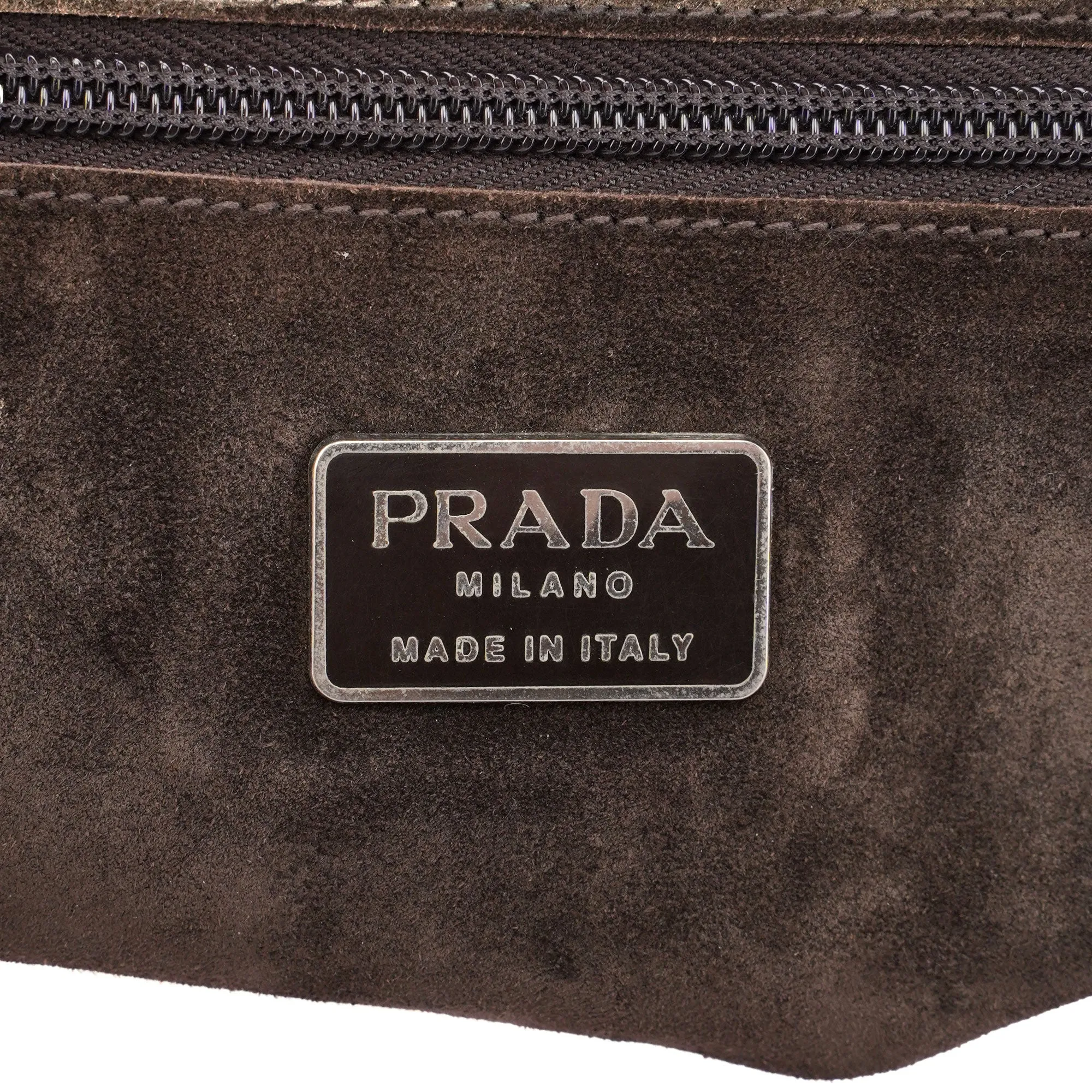 Brown Calfskin Hobo Shoulder Bag