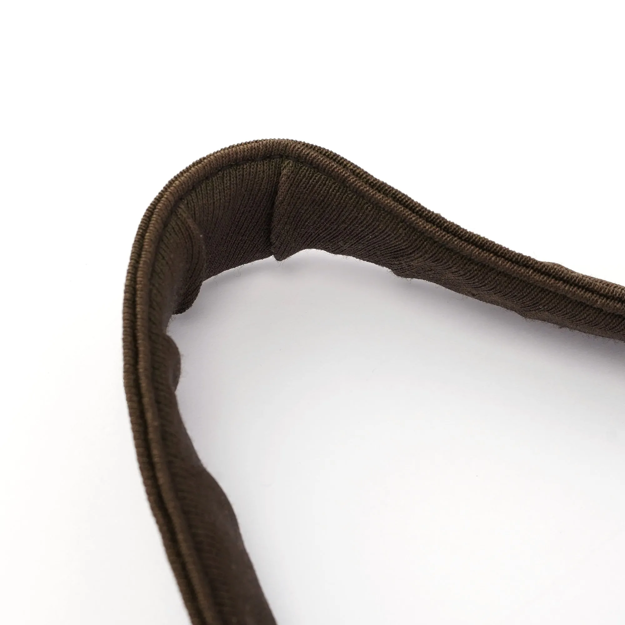 Brown Mesh Plastic Chain Shoulder Bag