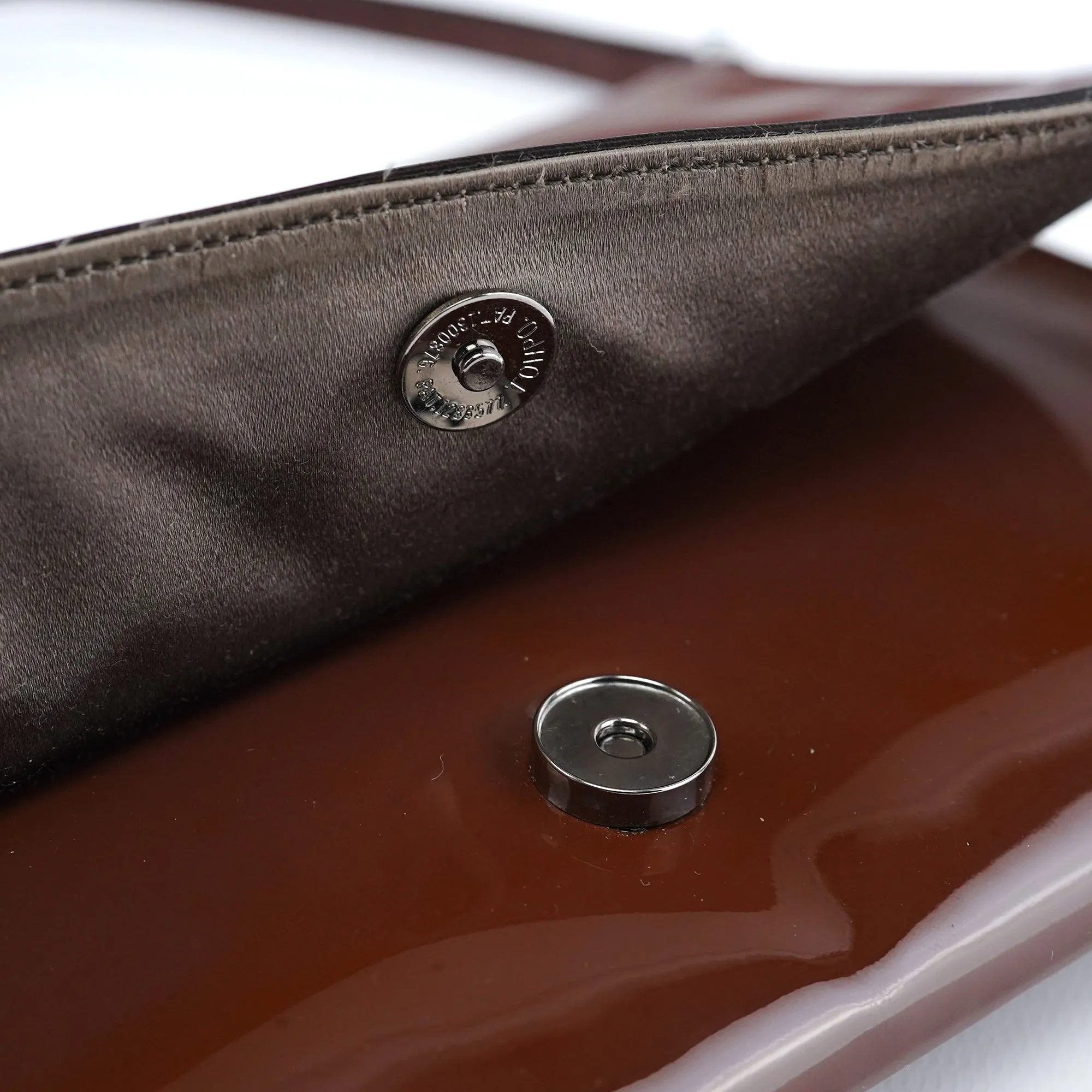 Brown Spazzolato Mini Hobo Shoulder Bag