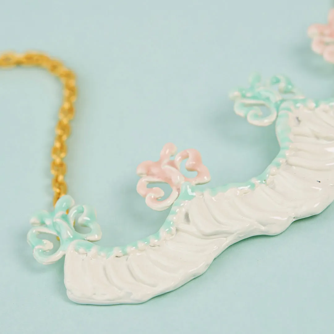 Butterfly Cream Necklace【Japan Jewelry】